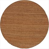 Jute Wool Natural Contemporary Round Rug Size: Round 8 Jute Wool Natural Contemporary Round Rug Size: Round 8