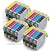 16 Compatible 715 Printer Ink Cartridges for Stylus B40W, BX300F, BX310FN, BX600FW, BX610FW, D120, D78, D92, DX400, DX4000, DX4050, DX4400, DX4450, DX5000, DX5050, DX6000, DX6050, DX7000, DX7400, DX7450, DX8000, DX8400, DX8450, DX9400F, S20, S21, SX100, SX105, SX110, SX115, SX200, SX205, SX210, SX215, SX218, SX400, SX405, SX410, SX415, SX510W, SX515W, SX600FW, SX610FW, Epson Stylus Office, BX510, BX600FW, BX610FW, SX600FW. T715 / E-715