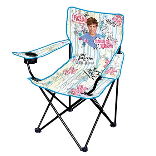 High School Musical Troy Travel Chair - White by Limited Treasures