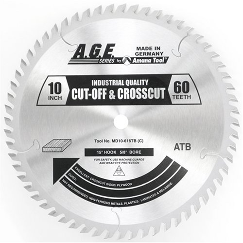 Tkt Thin Kerf Crosscut 10" X 60T (MD10-616TB)