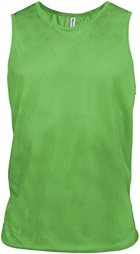 Kariban Proact Light Mesh Sport Bib Fluorescent Green Sm