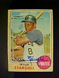 Willie Stargell Pittsburgh Pirates #86 1968 Topps Signed Baseball Card