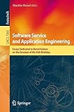 Software service and application engineering : essays dedicated to Bernd Krämer on the occasion on his 65th birthday