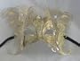 Bellini Gatti/Gold Two Wing Butterfly Venetian Halloween Mask/swarovski Crystals