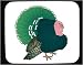 Decorated Mouse Pad with male, Thanksgiving, plumage, turkey, display, gamebird, fowl, tom, poultry, livestock, avian, bird, kalkon, animal