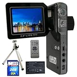 SVP HDDV-3001 12MP Max. 6-in-1 Multi-Functional Camcorder with a 2.5 TFT LCD Monitor! (Free-2GB High Speed SD Card, a Sturdy Tripod & 2 Li-ion batteries)