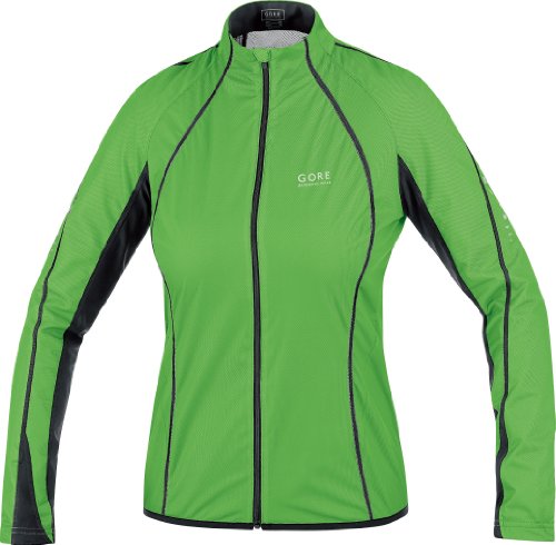 GORE RUNNING WEAR Damen Jacke PULSE Active Shell, green leaf/black, 38, 0_7099 Preisvergleich