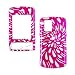 GLITTER RAIN on PINK snap on hard case faceplate for LG CU720 Shine (many other designs available!)