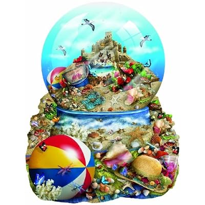 Sand Castle Shaped Jigsaw Puzzle by Lori Schory 1000pc