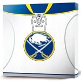 NHL Buffalo Sabres White Jersey Canvas Print (12 x 12)