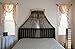 Octorose Metal Wall Teester Bed Canopy Drapery Crown Hardware (Bronze(31.5
