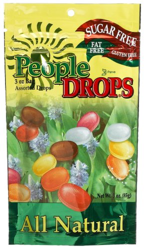 People Drops Assorted (11 Flavors) Drops, 3-Ounce Pouches (Pack of 12)