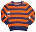 Polo by Ralph Lauren Sweater Size 12 Months Orange/Navy w/ Green Pony