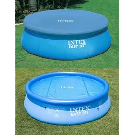 Intex 10ft Solar + Debris Easy Set Pool Covers
