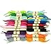 YFINE Multiple Solid Colors Flat Shoe Laces Shoelaces for Sneakers Shoes(2 Pair)