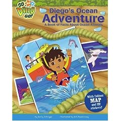 Diego's Ocean Adventure: A Book of Facts about Ocean Animals with Sticker(s) and Map (Nick Jr. Go Diego Go!)