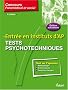 Entr�e en instituts d'AP : Tests psychotechniques