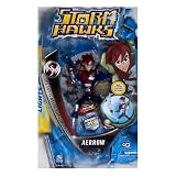 CARTOON NETWORKS STORM HAWKS - DELUXE AERROW WITH LIGHT UP SWORDS AND BONUS DVD - ACTION FIGUREIMAGE