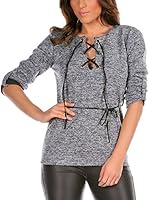 La Belle Parisienne Camiseta Manga Larga Valerie (Gris Oscuro)