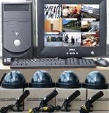 16 CH Security Surveillance CCTV DVR System powered by Dell with 8 cameras, free surveillance DeCals DVS16K 1KO