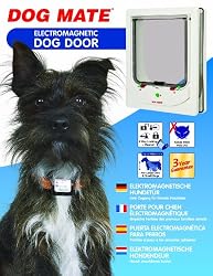 Dog Mate Electromagnetic Small Dog/Large Cat Flap Door - 259W