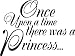 Once Upon A Time...Wall Quote Words Lettering Art