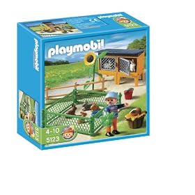 Playmobil - 5123 - Jeu de Construction - Enclos � Lapin - Enfant