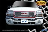 2003 2004 2005 2006 GMC Sierra SES 304 Stainless Chrome Mesh Upper Grille Grill
