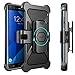 Galaxy Note 7 Case, i-Blason Transformer [Kickstand] Samsung Galaxy Note 7 2016 Release [Heavy Duty] [Dual Layer] Combo Holster Cover case with [Locking Belt Swivel Clip] (Blue)