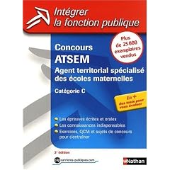 Concours ATSEM (Agent territorial sp�cialis� des �coles maternelles) : Cat�gorie C