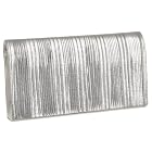La Regale Satin Pleated Clutch