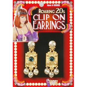 20's Flapper Pearl Earrings