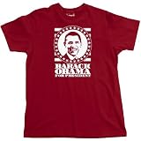 Barack Obama For President T-Shirt (White Print)