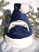 SAN DIEGO CHARGERS BABY INFANT STADIUM SANTA HAT 0-6 MONTH