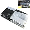 New 90cm150cm Black White Nascar Flag Checkered Motorsport Racing Banner
