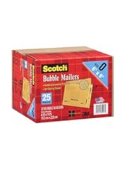 Office Product: Scotch 3M Bubble Mailers Size 0 (6" x 9") - 25ct - Scotch