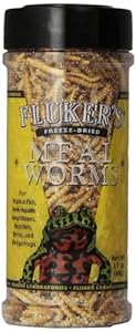 Fluker's Freeze Dried Mealworms Pet Food, 1.7-Ounce