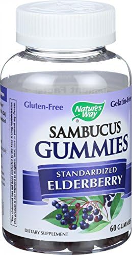 New - Nature's Way Sambucus Gummies - 60 Count
