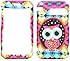 Cute Owl Design Rubberized Snap on Skin Shell Protector Cover Case for Sanyo SCP-2700 Juno