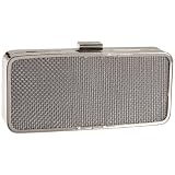 Magid Metal Weave Rectangle Clutch