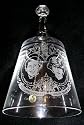BEAUTIFUL BELL glass/crystal PRINCESS DIANA wedding 1981