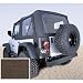 Rugged Ridge 13707.36 Soft Top Replacement With Clear Windows & Door Skins KHAKI DIAMOND For 2003-06 Jeep Wrangler TJ