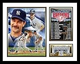 Don Mattingly New York Yankees MLB Framed Photograph Captains Milestone Collage