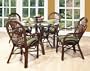 Amarillo Rattan Dining Set (7 Pieces - 6 Arm Chairs + Oval Table) Amarillo Rattan Dining Collection