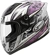 GMAX GM69 Full Face Street Helmet - White/Purple Large - 72-4889L