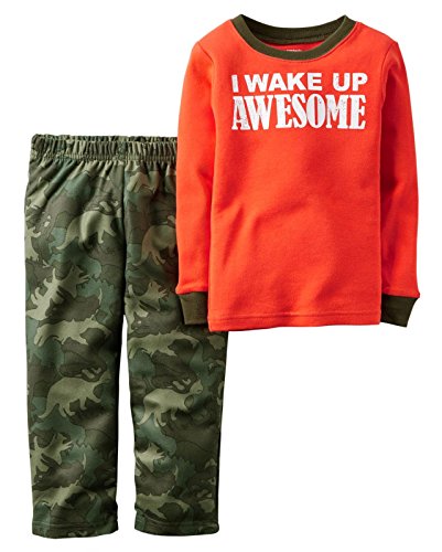 Carter's Boys 2 Pc Fleece, Print, 5T