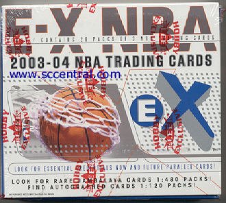 2003 04 Fleer Skybox EX Basketball Unopened Hobby Box