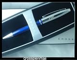 CROSS CITI BANK CALAIS BLUE AND CHROME BALL PEN