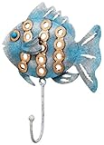 IMAGE OF Tropical Fish Wall Decor Key Rack Metal Hook
