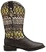 Roper Aztec Metallic Square Toe Bling Cowgirl Boot (Toddler/Little Kid)